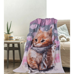 Поларено одеяло Kitty 3D
